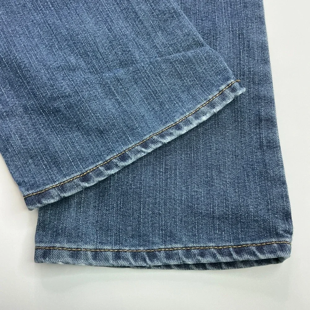 The Children's Place Blue Bootcut Jeans Kids Size 10 Adjustable Waist Denim